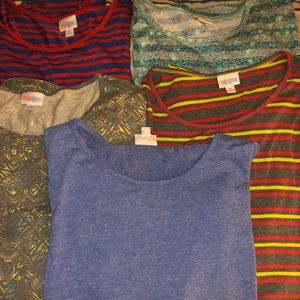 Lot of 5 XL Lularoe Irma’s & 1 Lularoe 3X Randy